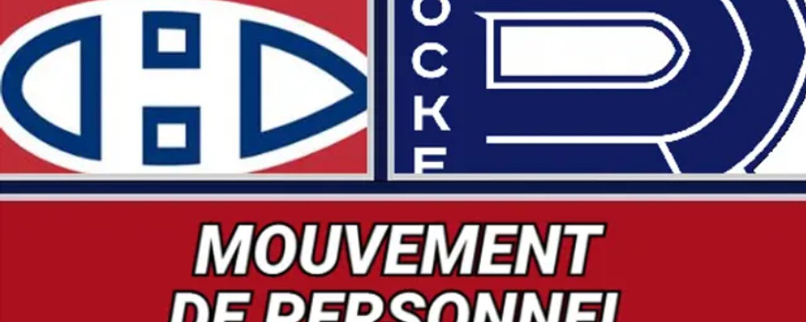 Le Canadien rappelle un attaquant du Rocket et cède un autre joueur à son équipe junior