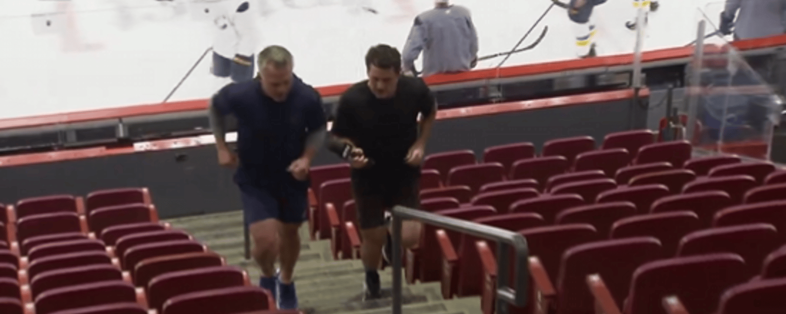 À VOIR : Martin St-Louis offre une entrevue pendant qu'il fait son cardio