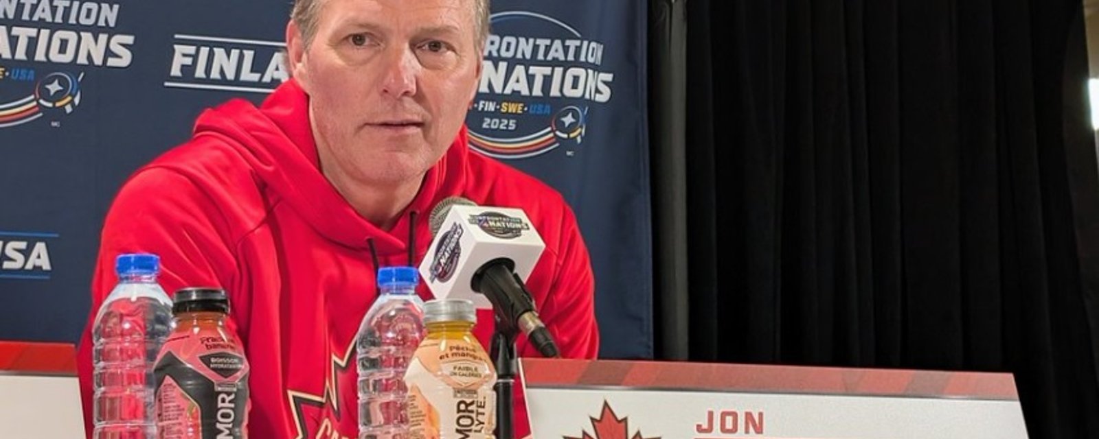 Jon Cooper dévoile son alignement en vue de la finale face à Team USA
