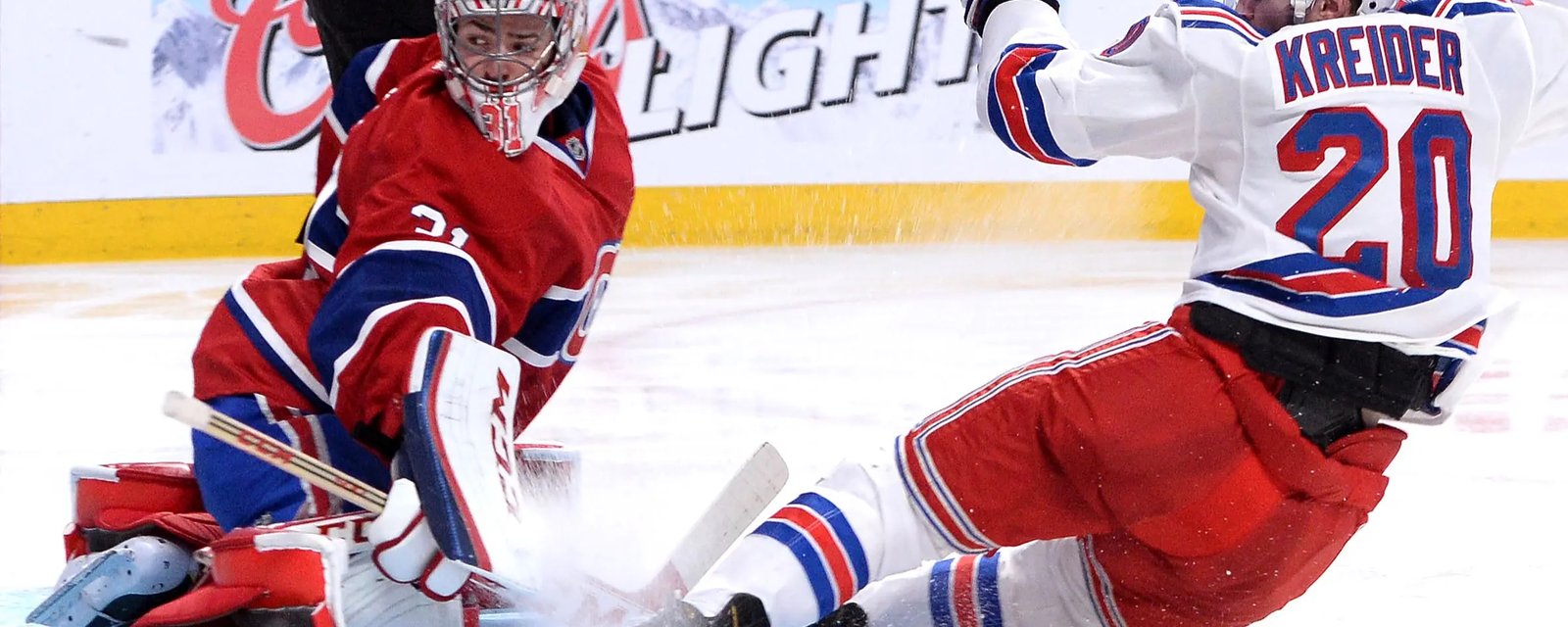 Chris Kreider a-t-il vraiment fait exprès de tomber sur Carey Price?