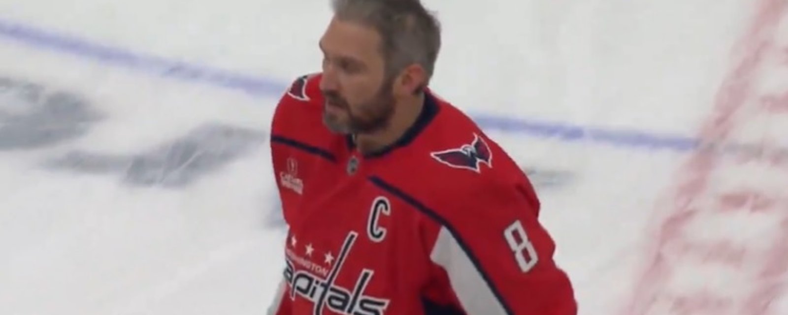 Alex Ovechkin a posé un superbe geste hier