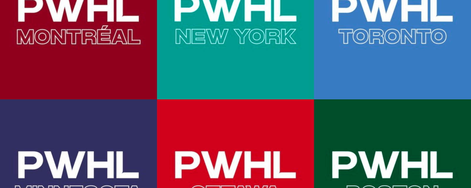 Les six équipes de la PWHL dévoilent officiellement leurs chandails