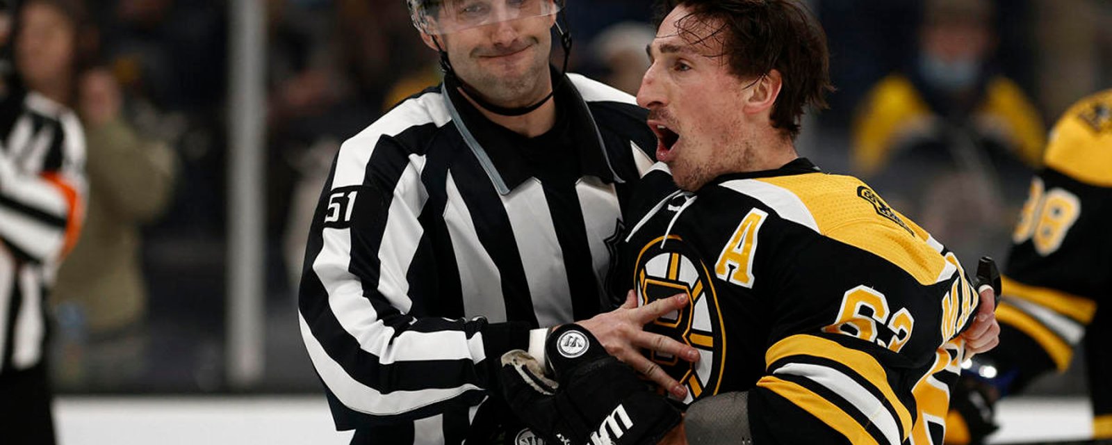 La LNH suspend Brad Marchand pour son geste à l'endroit de Tristan Jarry