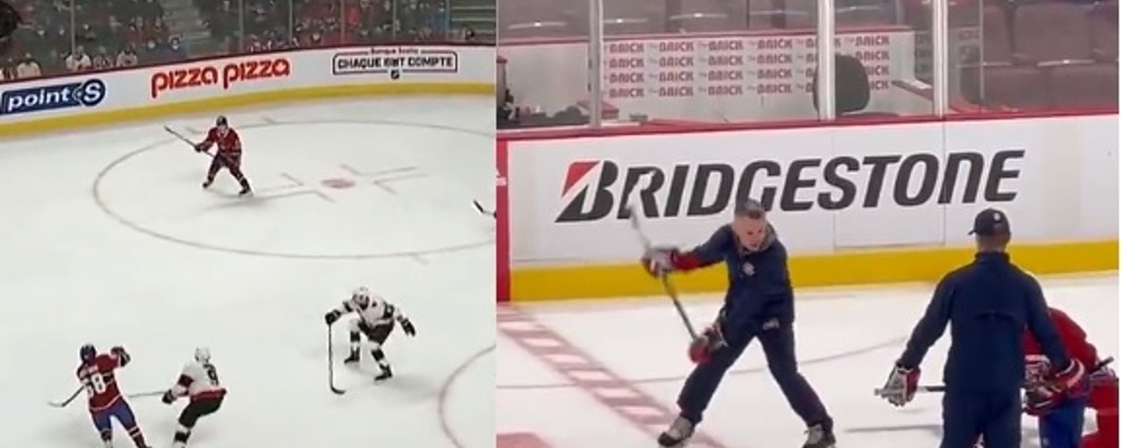 Cole Caufield a marqué grâce à Martin St. Louis hier
