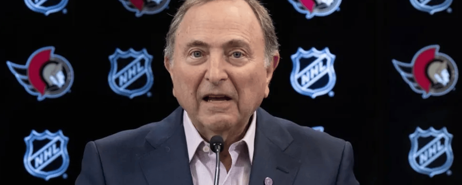 Gary Bettman n'a pas l'intention de redonner le choix de 1e ronde aux Senators