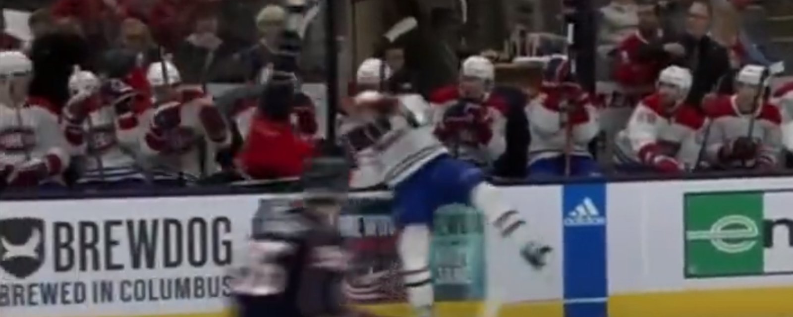 Arber Xhekaj envoie Liam Foudy directement sur le banc du Canadien