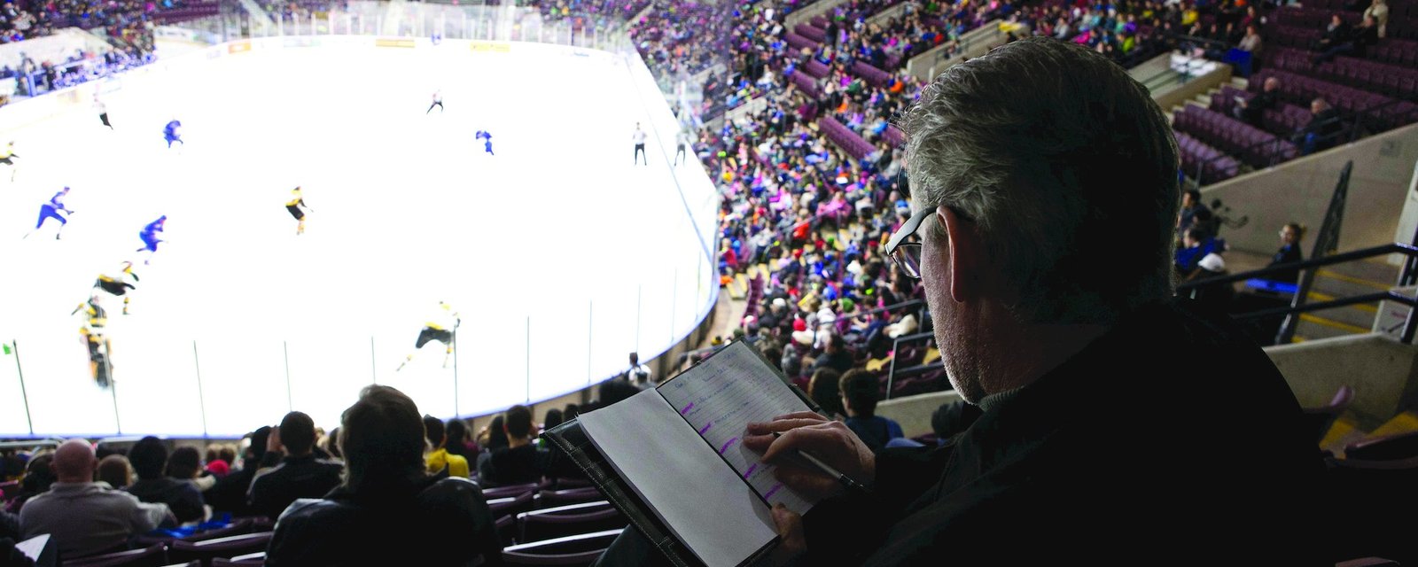 18 recruteurs ont été envoyés au même match hier dans la LNH