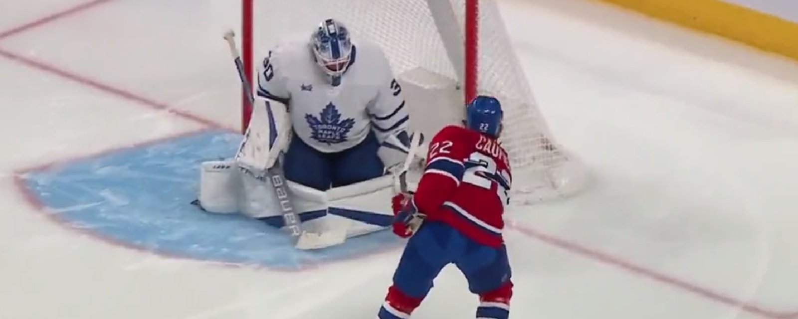 Cole Caufield marque le premier but de la saison 2022-23