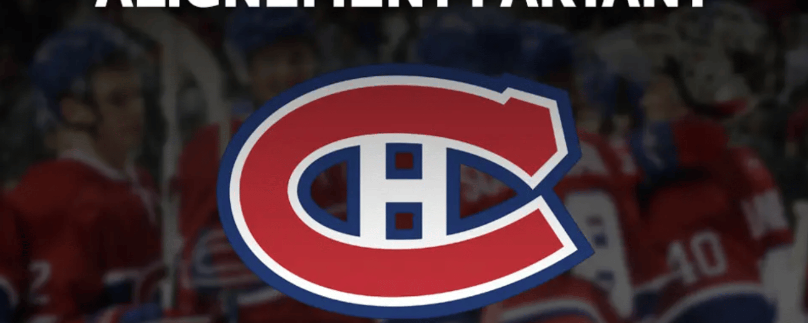 Le Canadien dévoile son alignement pour le match de cet après-midi