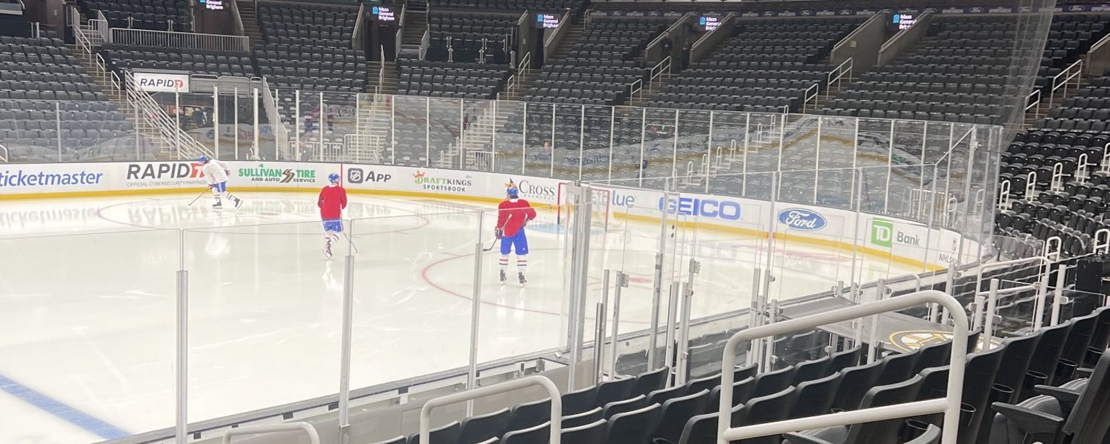 Le Canadien a eu droit à un retour à l'entraînement