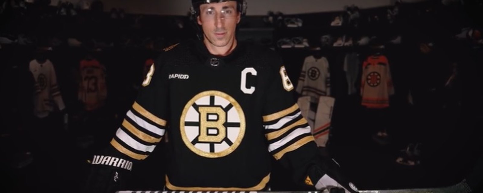 Brad Marchand devient le nouveau capitaine des Bruins