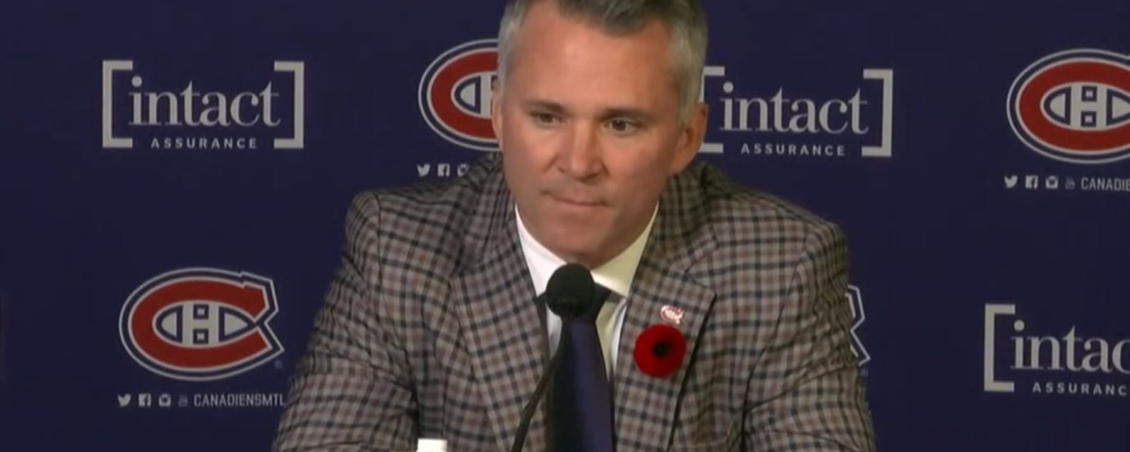 Martin St. Louis a passé un message à ses joueurs à l'entraînement