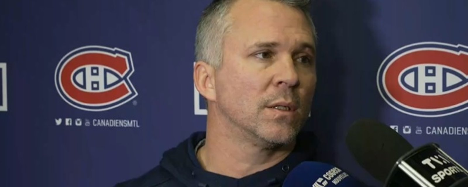 Martin St. Louis lance une déclaration controversée en point de presse