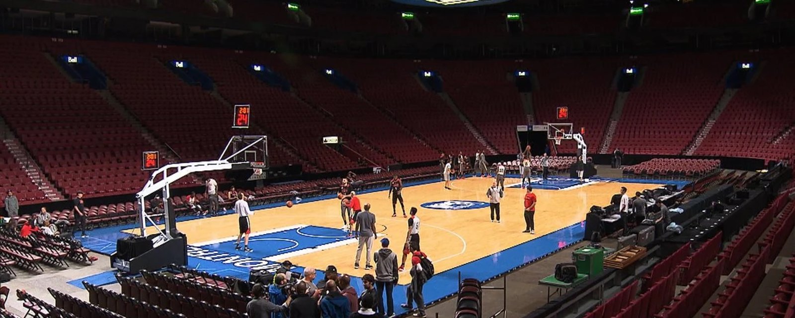 Les Raptors joueront un match au Centre Bell!