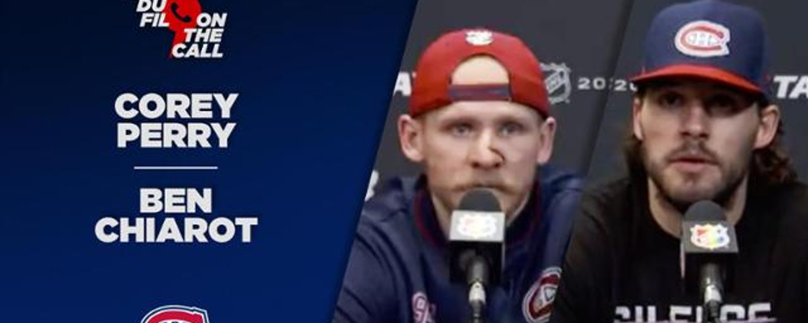 Ben Chiarot a commencé une guerre psychologique avec Corey Perry