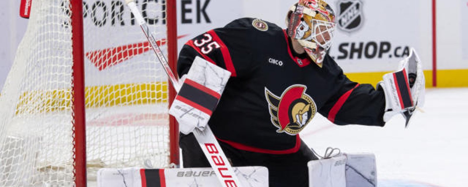 Les Senators retiennent leur souffle alors que Linus Ullmark quitte le match, blessé