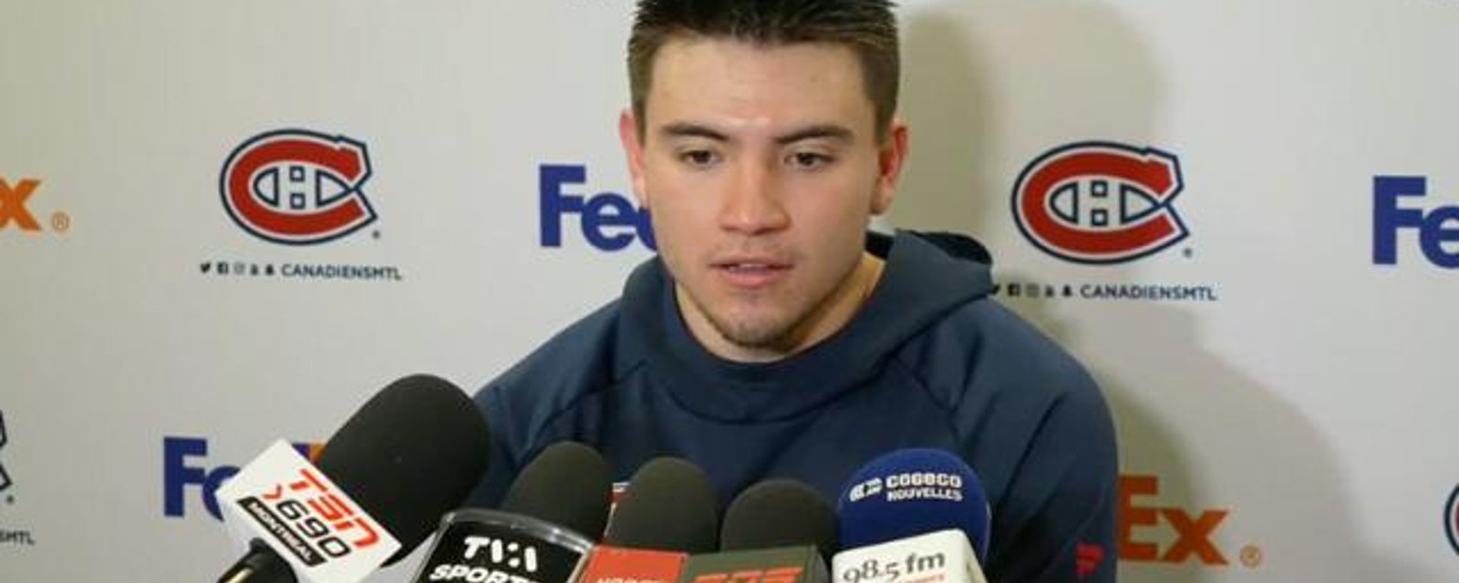 Nick Suzuki dévoile avoir été impliqué dans une décision avec les dirigeants du Canadien