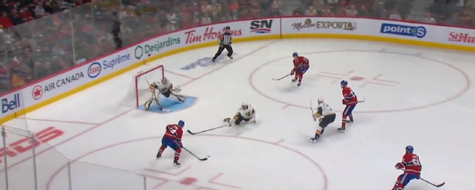 Capitaine Suzuki trouve le fond du filet sur un superbe trois contre un et il ramène le Canadien dans le match 
