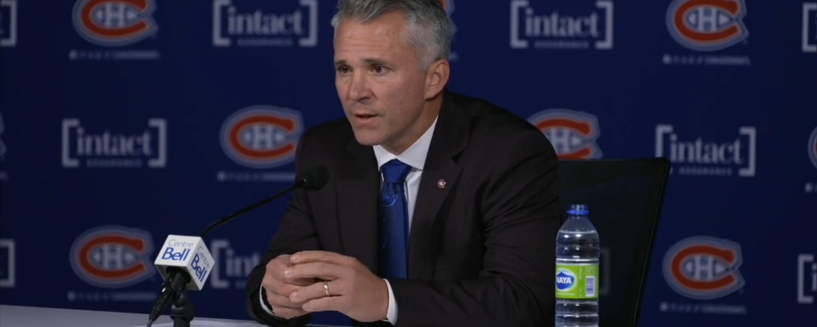 Martin St-Louis offre des détails supplémentaires sur la blessure de Juraj Slafkovsky