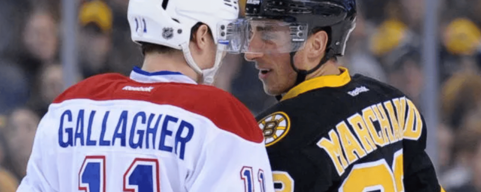 Brad Marchand en avait long à dire à propos de Brendan Gallagher hier soir