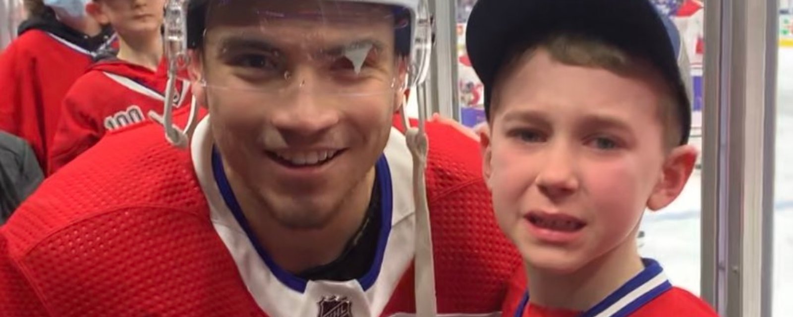 Les Maple Leafs donnent un ultimatum à un jeune fan du Canadien pour garder le bâton de Nick Suzuki