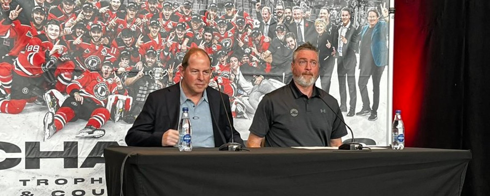 Patrick Roy et Jacques Tanguay annoncent leur départ des Remparts