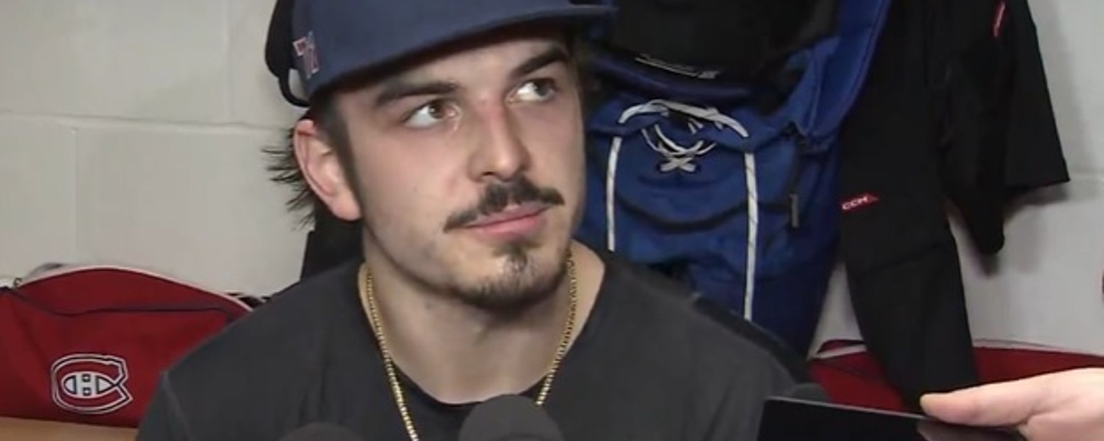 Arber Xhekaj réagit à son altercation sur la patinoire avec Michael Pezzetta