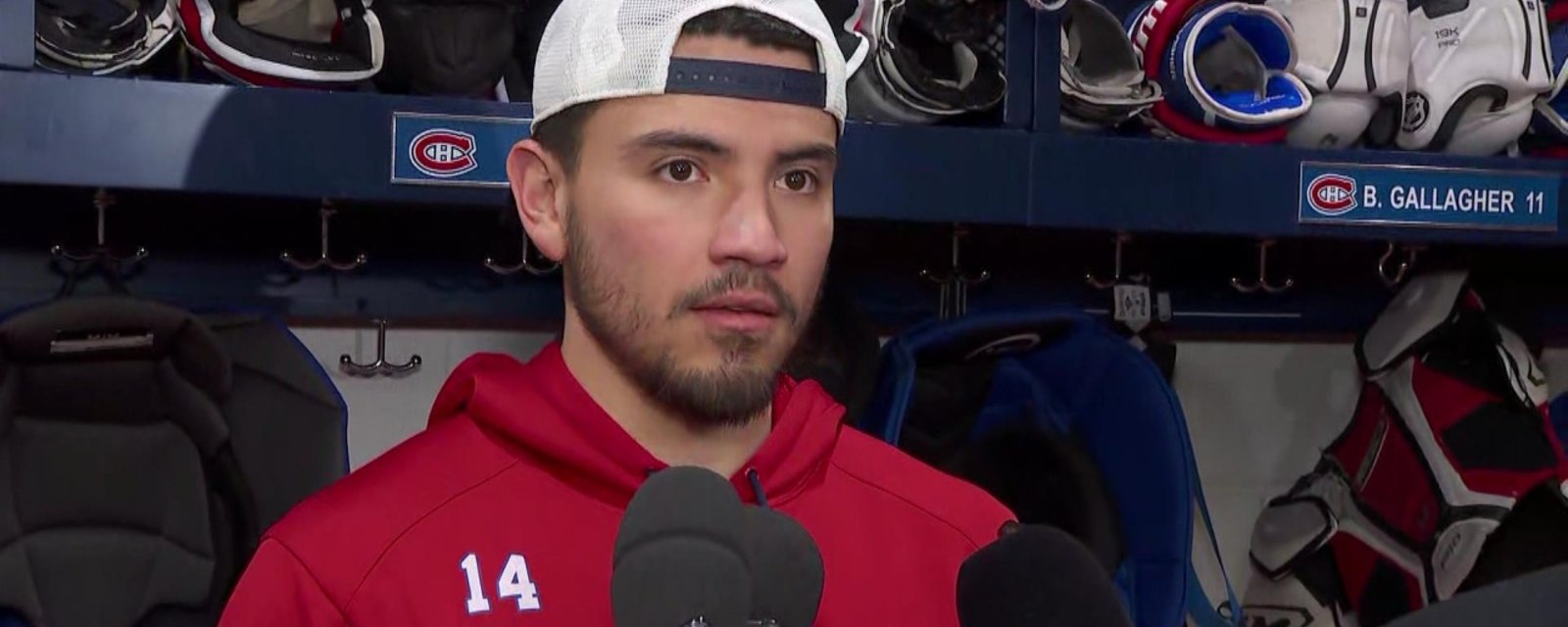 Nick Suzuki a eu une discussion avec Kent Hughes