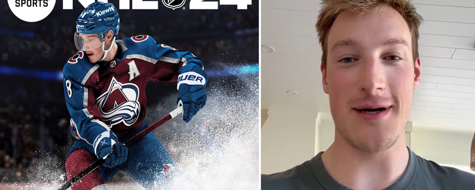 Cale Makar réagit à sa nomination comme tête d'affiche de la couverture du prochain NHL 24