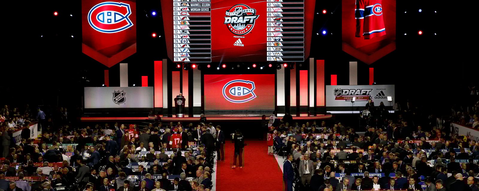 Voici les cinq scénarios possibles pour le Canadien au repêchage 