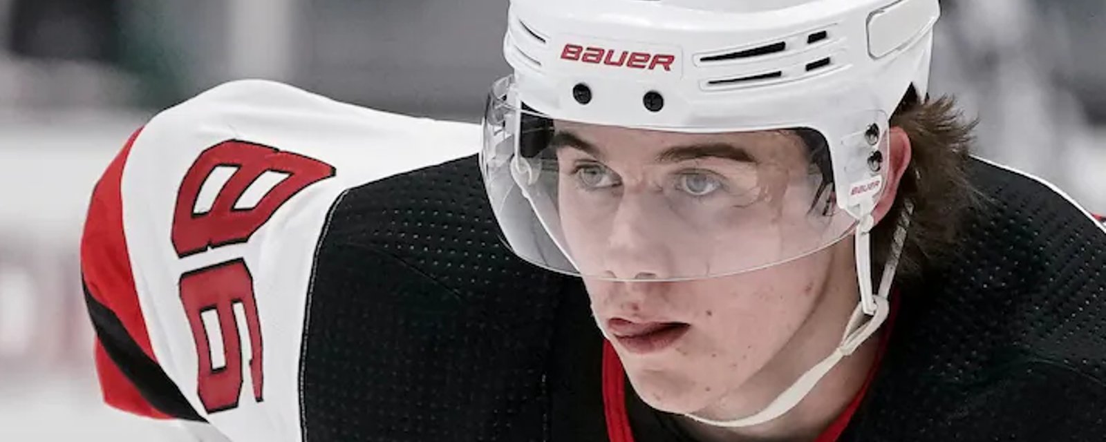 Mauvaise nouvelle pour Jack Hughes et les Devils 