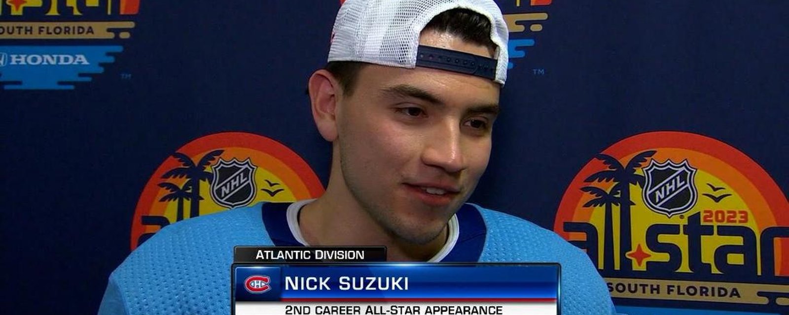 Nick Suzuki suit l'exemple de Sidney Crosby