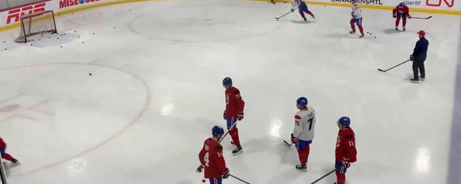 Le Canadien avait un revenant à l'entraînement aujourd'hui