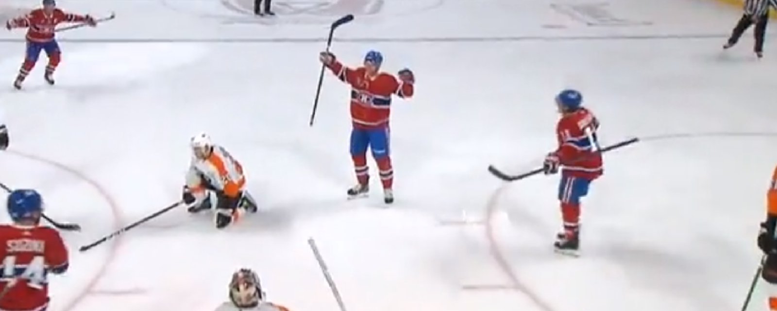 Mike Matheson marque à son premier match dans l'uniforme du Canadien