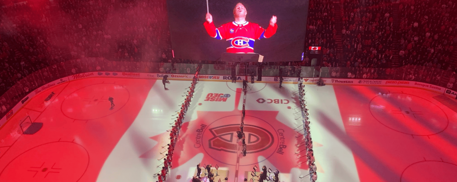 Le Canadien offre une spectaculaire cérémonie d'ouverture aux partisans