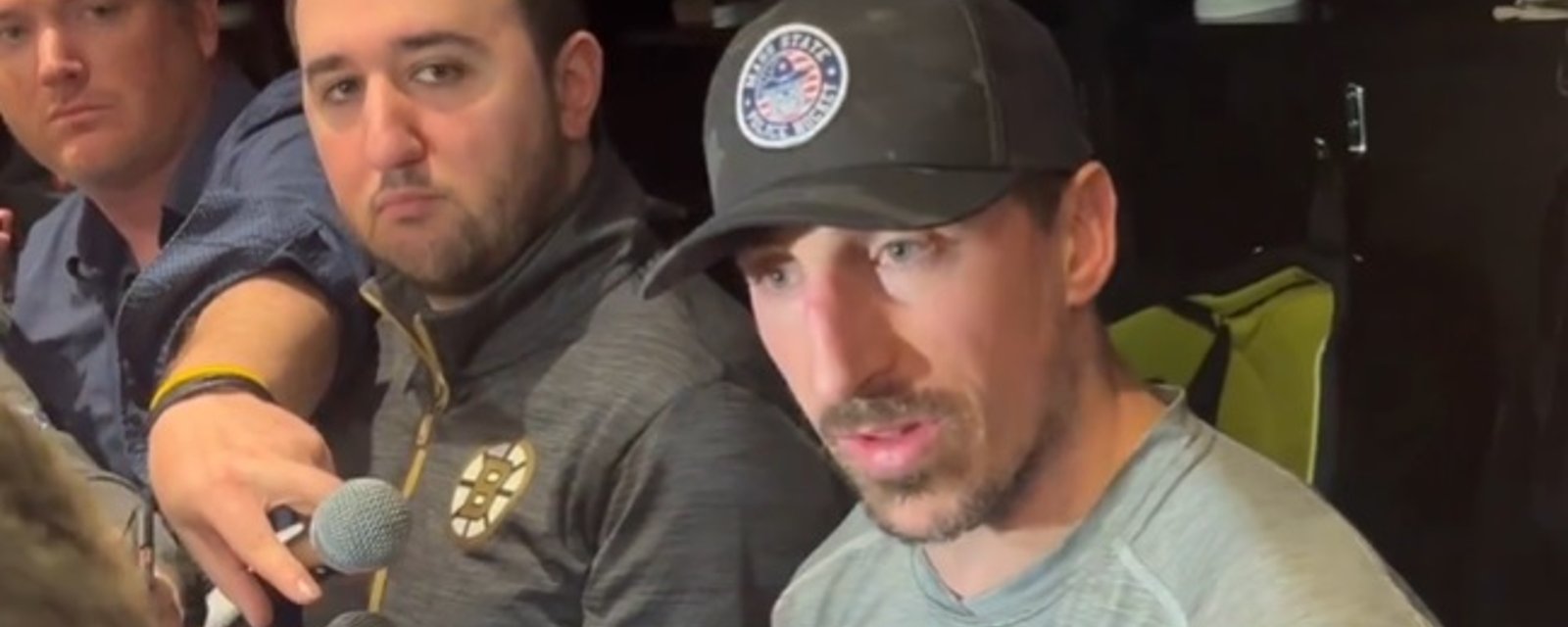 Brad Marchand brise le silence sur sa blessure et avoue un secret des séries