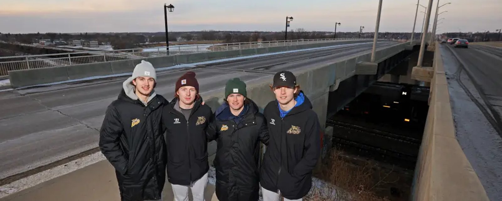 Quatre joueurs de la WHL ont sauvé la vie d'un étranger