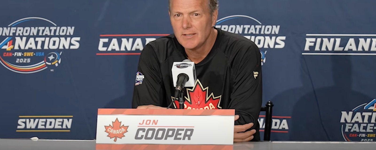 Un absent de taille à l'entraînement du Canada aujourd'hui