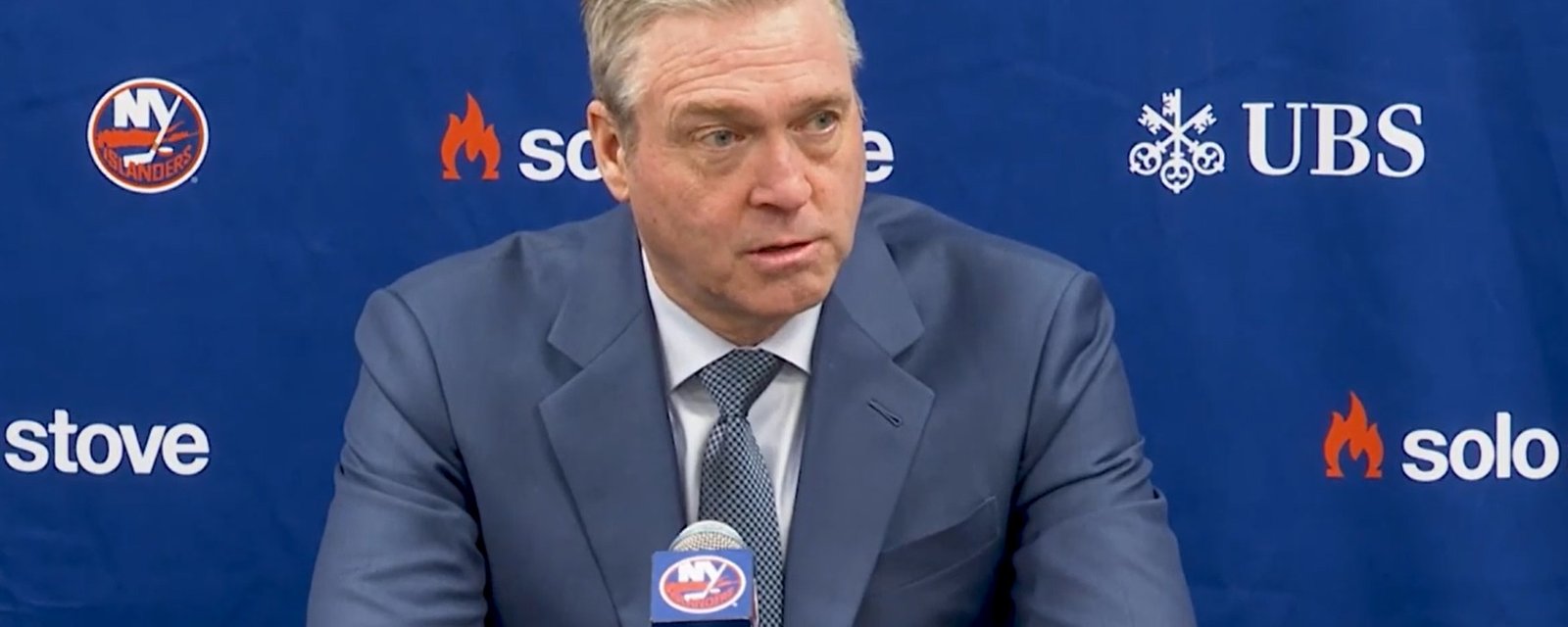Patrick Roy furieux après la victoire de son équipe