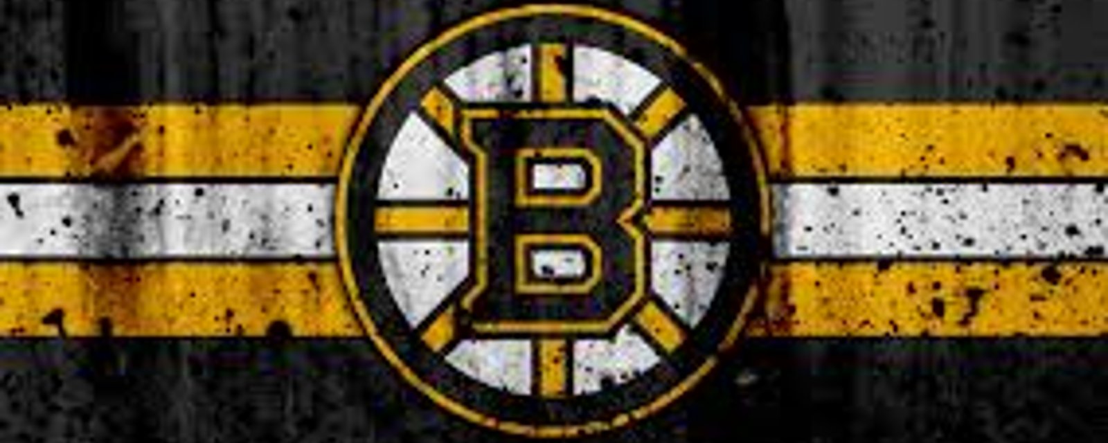 Les Bruins annoncent la perte d'un gros morceau pour plusieurs semaines
