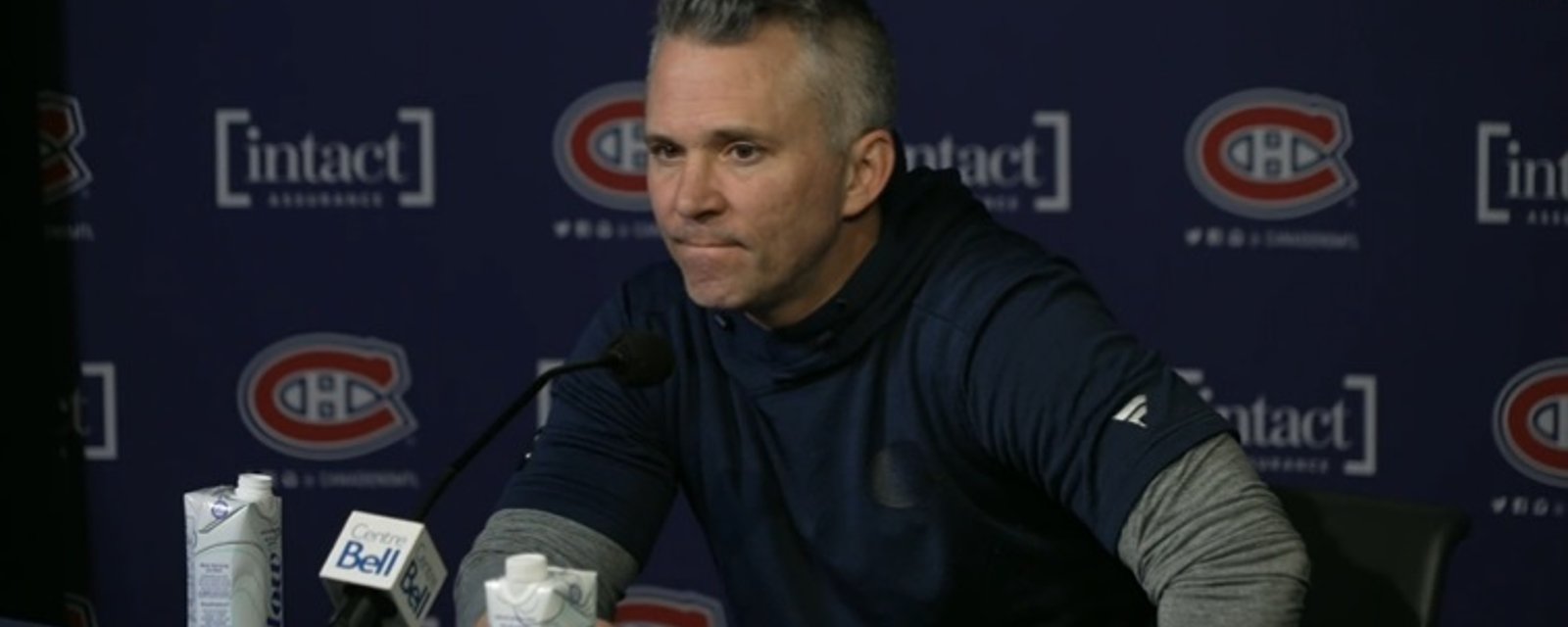 Martin St. Louis a quitté le point de presse furieux contre les journalistes