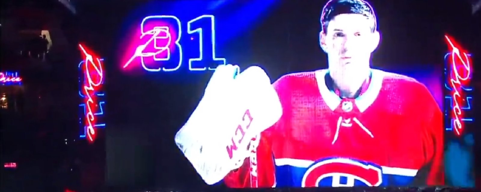 Carey Price a reçu une ovation superbe à son retour au jeu