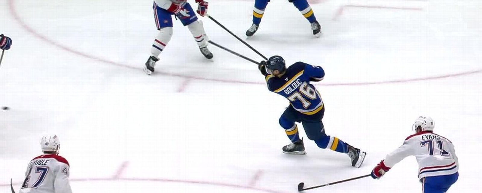 Le Canadien n'était pas de taille face aux Blues