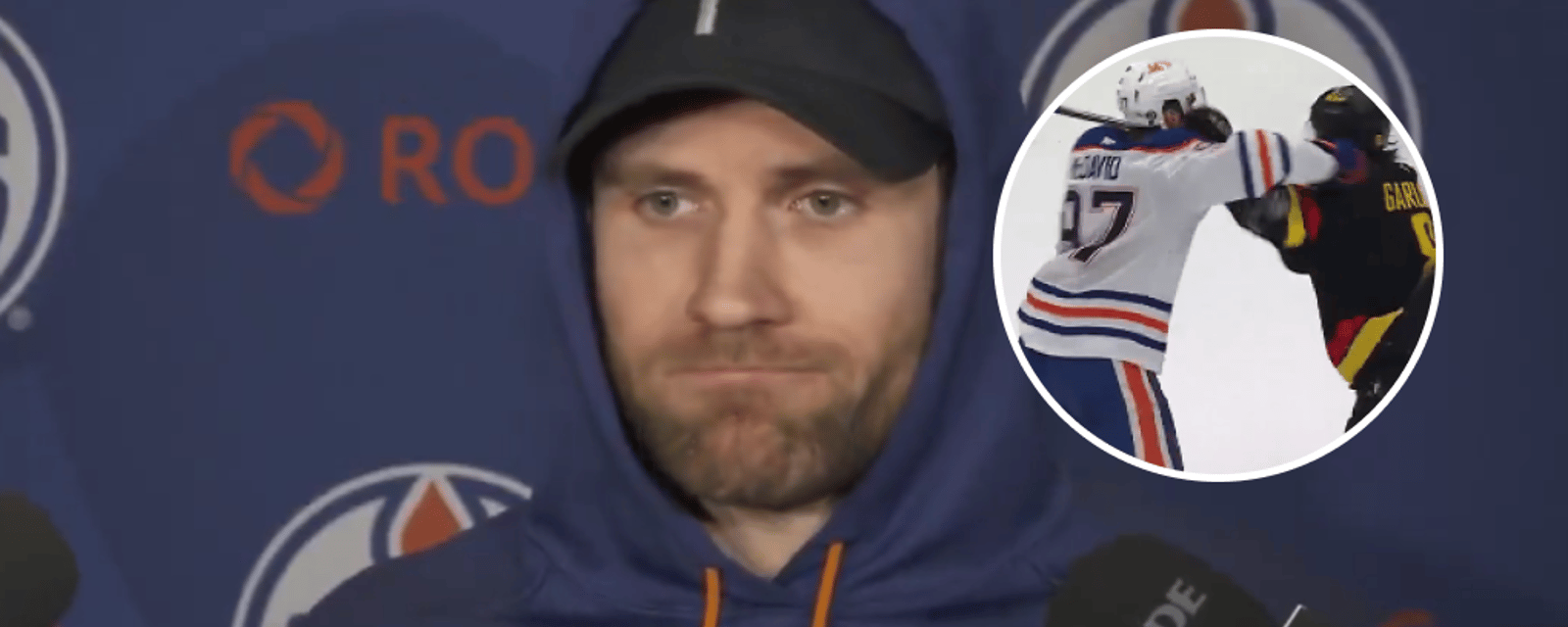 Leon Draisaitl dit sa façon de penser à propos de la suspension à Connor McDavid