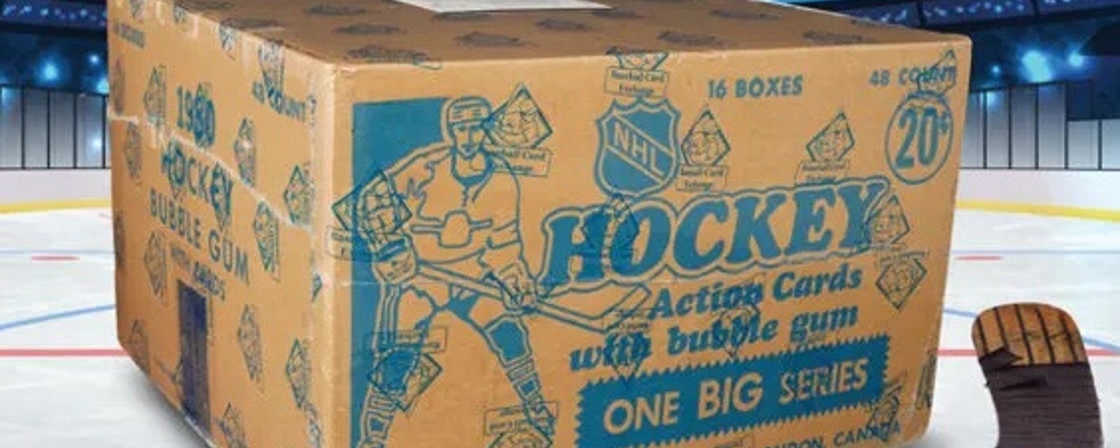 Une boîte scellée de cartes de hockey se vend pour près de 4 millions