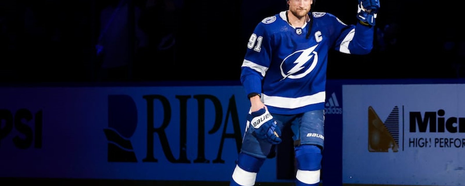 Steven Stamkos dit officiellement au revoir au Lightning et à la ville de Tampa Bay