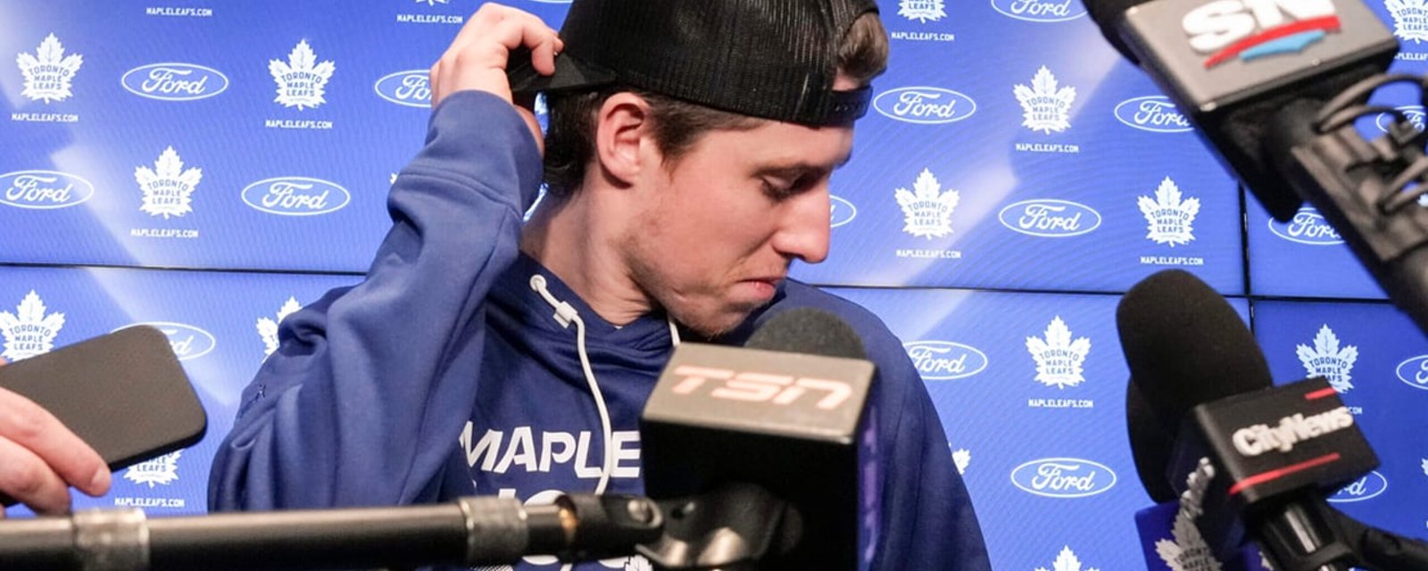 Mitch Marner ne veut rien savoir des médias présentement