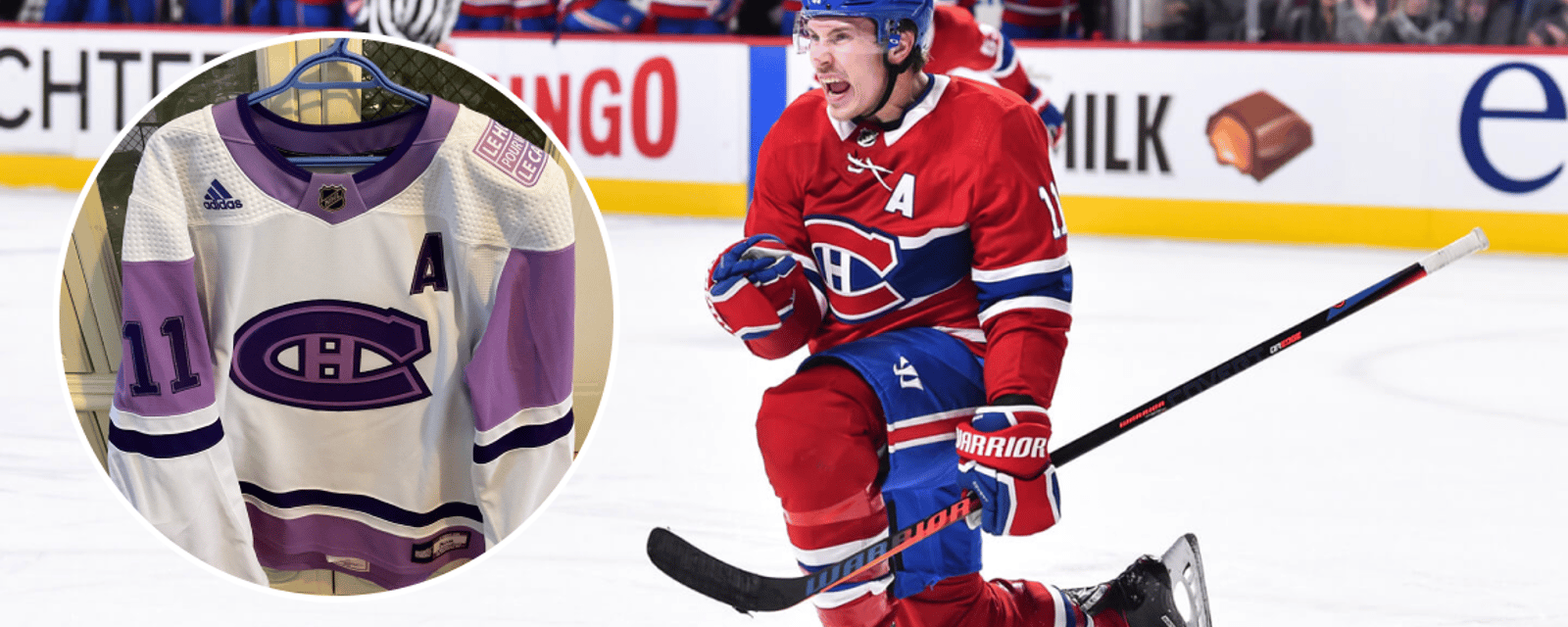 Une fan pose un magnifique geste envers Brendan Gallagher suite au décès de sa mère