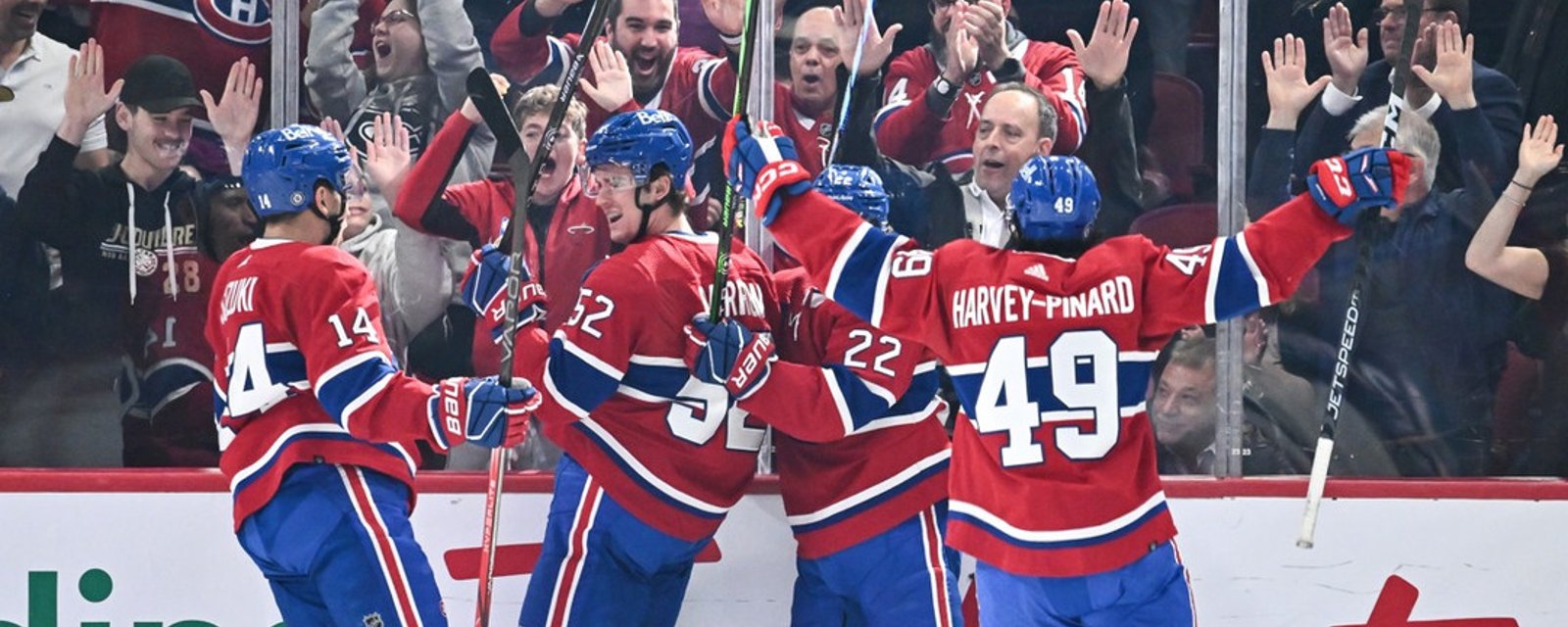 Le Canadien trône dans le sommet de la LNH