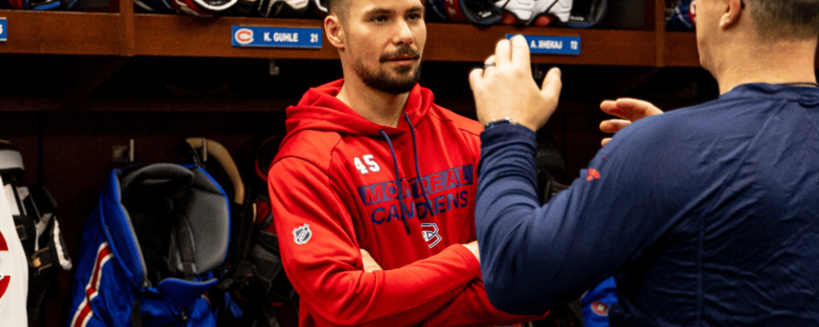 Alexandre Carrier vit ses premiers moments avec le Canadien